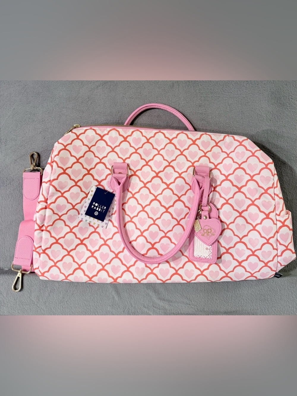 Roller Rabbit x Target - Geo Hearts Softside Duffel Bag